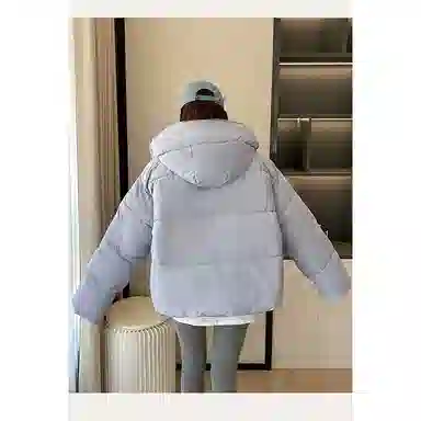 丝絮丝绸 冬季韩版宽松加厚面包服小个子棉衣棉服 女款