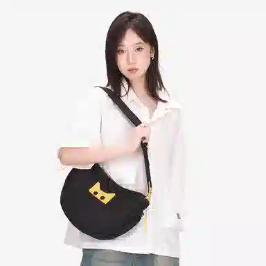 NOXXON Classic Black Cat Shoulder Bag