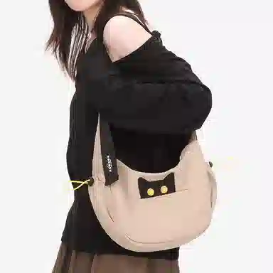 NOXXON Classic Black Cat Shoulder Bag