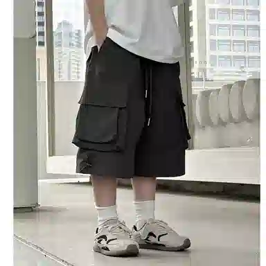 雅鹿 简约纯色百搭短裤 儿童款