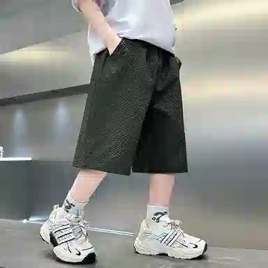 雅鹿 时尚简约舒适短裤 儿童款