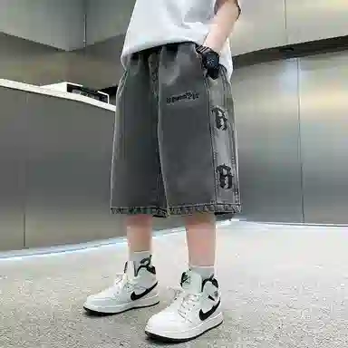 雅鹿 百搭时尚简约短裤 儿童款