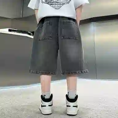 雅鹿 百搭时尚简约短裤 儿童款