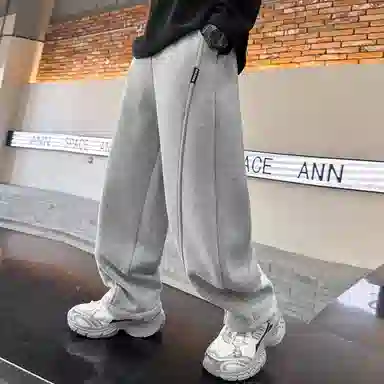 儿童款 雅鹿针织运动裤 洋气时尚纯色百搭