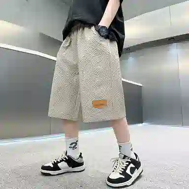 雅鹿 时尚简约舒适短裤 儿童款