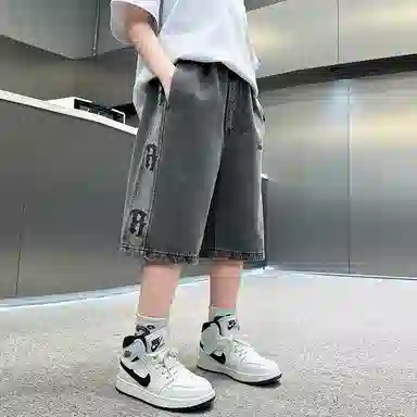 雅鹿 百搭时尚简约短裤 儿童款