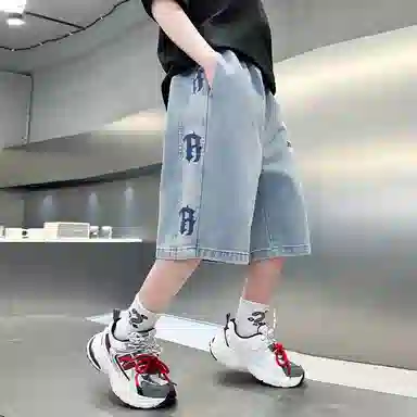 雅鹿 百搭时尚简约短裤 儿童款