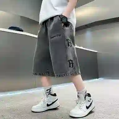 雅鹿 百搭时尚简约短裤 儿童款