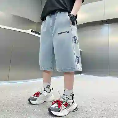 雅鹿 百搭时尚简约短裤 儿童款