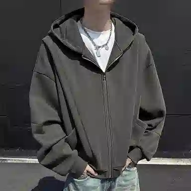 悍戈 美式高街潮牌连帽拉链开衫 宽松舒适且设计多样卫衣 男女同款