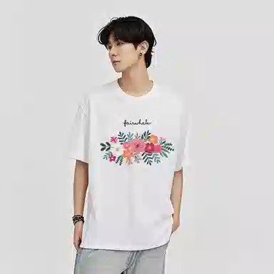 FAIRWHALE vintageoversize T