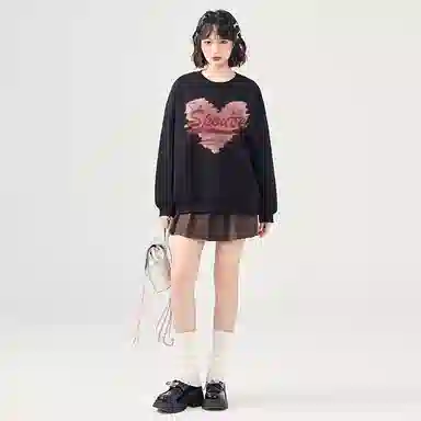 棉致 通勤简约气质卫衣 女