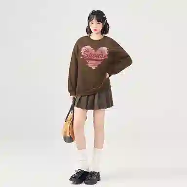 棉致 通勤简约气质卫衣 女