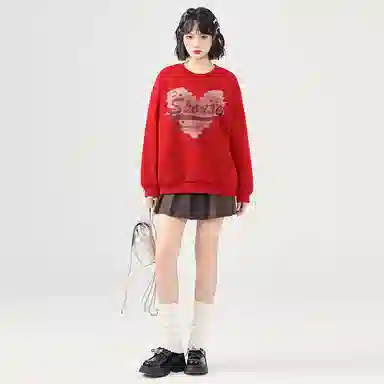 棉致 通勤简约气质卫衣 女