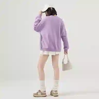 棉致 通勤简约气质卫衣 女