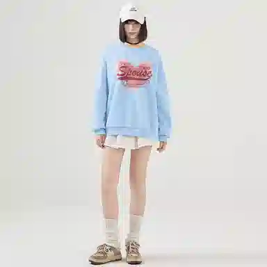 棉致 通勤简约气质卫衣 女