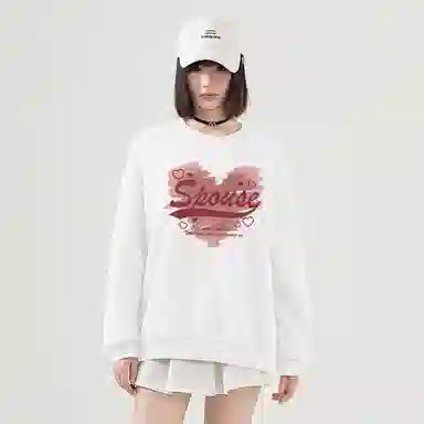 棉致 通勤简约气质卫衣 女