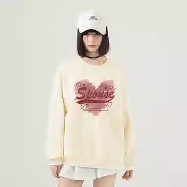 棉致 通勤简约气质卫衣 女