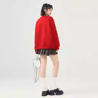 棉致 通勤简约气质卫衣 女