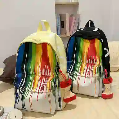 卡卡树 时尚潮流高颜值多巴胺小众设计 尼龙 双肩包 男女同款情侣款 多色