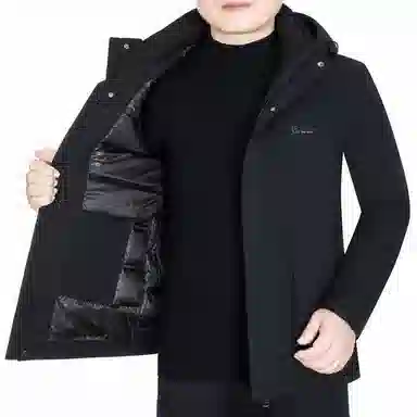 FIRS Detachable Hood Down Jacket
