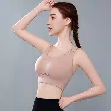 莫代尔 纯色舒适速干防震防下垂文胸 女款