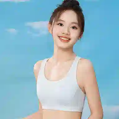 莫代尔 高弹舒适纯棉支撑贴合背心裸感柔软耐穿防震稳固底围清爽稳支文胸 女款 组合装