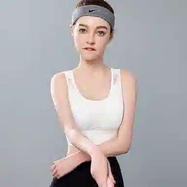 莫代尔 纯色舒适速干防震防下垂文胸 女款