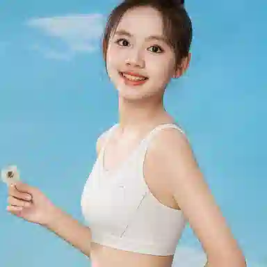 莫代尔 高弹舒适纯棉支撑贴合背心裸感柔软耐穿防震稳固底围清爽稳支文胸 女款 组合装