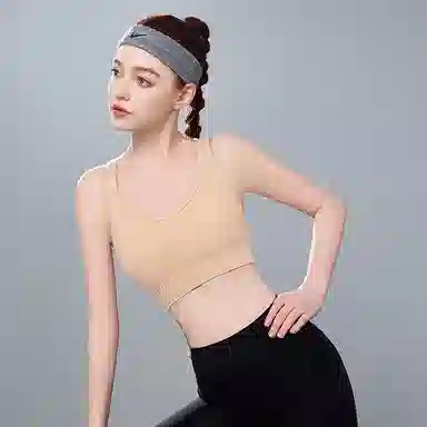 莫代尔 纯色防震防下垂文胸 女款