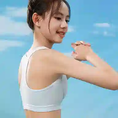 莫代尔 高弹舒适纯棉支撑贴合背心裸感柔软耐穿防震稳固底围清爽稳支文胸 女款 组合装