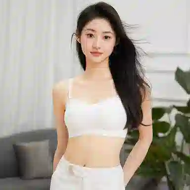 莫代尔 纯色简约抹胸吸湿排汗裸感舒适无痕轻薄透气防滑不闷汗软糯亲肤文胸 女款 组合装