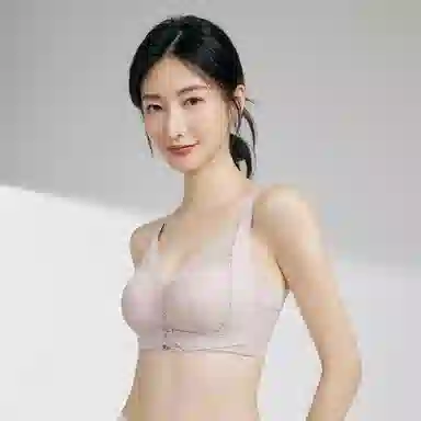 莫代尔 性感蕾丝聚拢内衣柔软亲肤舒适透气背心收副乳防下垂美背轻薄轻盈文胸 女款