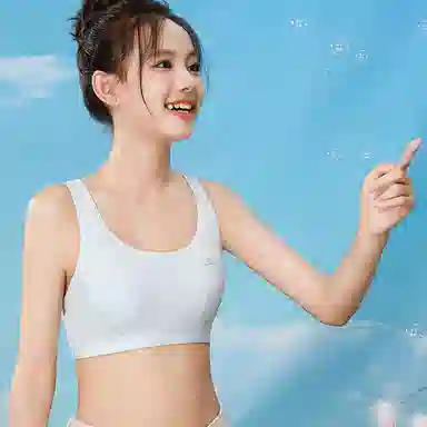 莫代尔 高弹舒适纯棉支撑贴合背心裸感柔软耐穿防震稳固底围清爽稳支文胸 女款 组合装