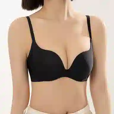 莫代尔 无痕美背透气聚拢贴身收副乳上托小胸聚拢薄款无钢圈防下垂文胸 女款