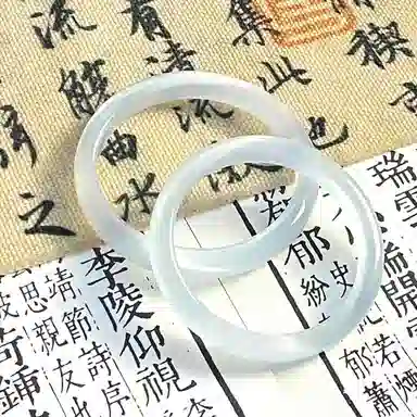 月岚 一步一响 贵妃新中式国风古风旗袍汉服气质年轻叮当镯 玉石 猫眼石 手镯 女款