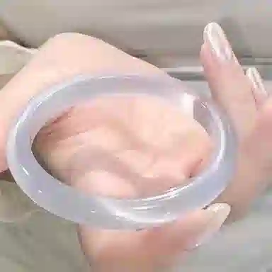 月岚 一步一响 贵妃新中式国风古风旗袍汉服气质年轻叮当镯 玉石 猫眼石 手镯 女款