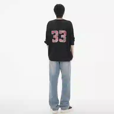 PANDA ADEVIL Straight Loose Jeans