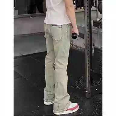 PANDA ADEVIL Vintage Denim Pants Blue