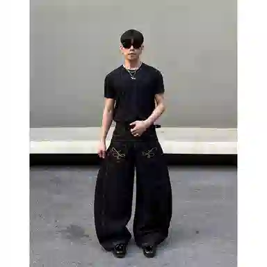 PANDA ADEVIL Cleanfit Wide Leg Jeans