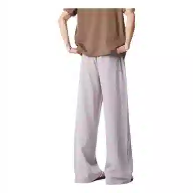 北极绒 美式垂感高级感速干裤宽松直筒休闲裤 男款