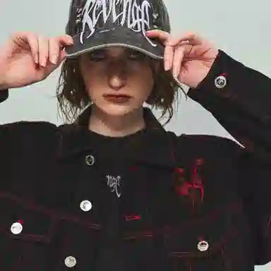 Revenge x GOST Denim Jacket Black