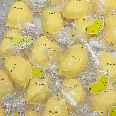 木丸子 小胖蕉创意硅胶解压搞怪玩具 捏捏乐按按乐