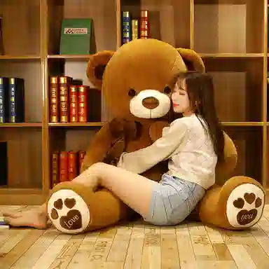 馨贝轩 暖心熊 软萌泰迪熊 亲肤抱抱熊 安抚陪伴布娃娃 玩偶 毛绒公仔