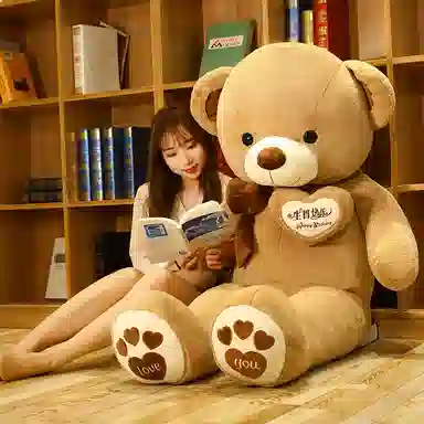 馨贝轩 暖心熊 软萌泰迪熊 亲肤抱抱熊 安抚陪伴布娃娃 玩偶 毛绒公仔