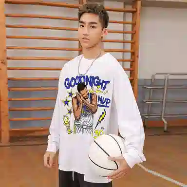 BKCXZICE Vintage Print Running Shirt