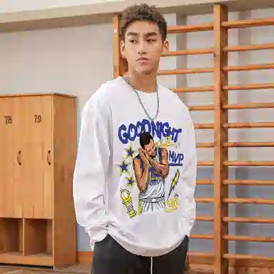 BKCXZICE Vintage Print Running Shirt