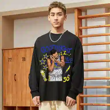 BKCXZICE Vintage Print Running Shirt