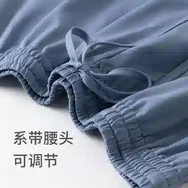 舒雅 休闲透气舒适短袖五分裤睡衣套装 男款