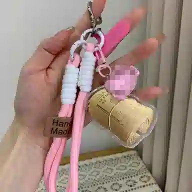 麟典 有票子手机链 可爱包挂饰创意钥匙扣平安纳福美好寓意新中式国潮轻奢高级收藏纪念币 #好运连连 金 挂件 男女同款情侣款